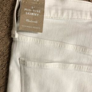 Madewell white jeans
